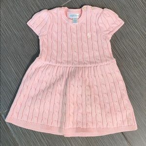 Ralph Lauren cotton cable knit sweater dress